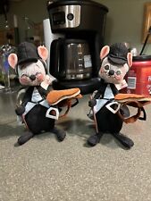 A Pair Of Vintage Anna Lee Mice Horseman picture