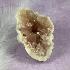 Rare A grade Pink Amethyst geode half 53g SN55749 picture