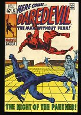 Daredevil #52 NM- 9.2 Black Panther Appearance Barry Smith Cover Marvel 1969 picture