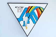 Carrier Air Wing CVW-17 Plaque, Navy, Mahogany, 14