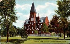 Vintage Postcard Leander Clark College Toledo IA Iowa Tama County          A-610 picture
