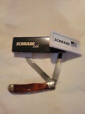 Schrade Knife USA Made New In Box 296WC Trapper   W/Packaging,Papers picture