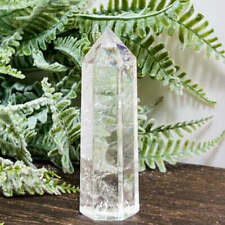 Clear Quartz Tower Top Quality Crystal Generator 52g 70mm picture