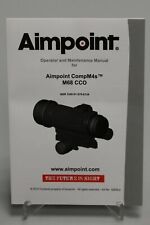 Operator & Maintenance Manual for Aimpoint CompM4s M68 CCO, 1240-01-576-6134 picture