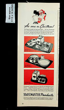 1944 Toastmaster Products Christmas Gifts Home Waffle Jam Vintage Print Ad 35164 picture