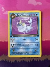 Pokemon Card Dark Vaporeon Team Rocket 1st Edition Uncommon 45/82 Near Mint Cond picture