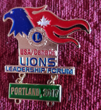 Lions Club Pin USA/ Canada Lions Leadership Forum picture