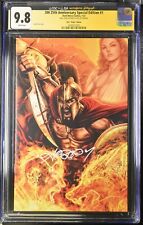 300 25th Anniversary Special Ed 1 CGC SS 9.8 ARIEL DIAZ SIGNED Virgin 1/23 picture