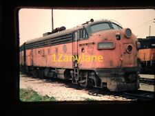 IA07 35MM TRAIN SLIDE Photo Engine Locomotive MILW 85, SAVANA, IL, 1976 picture