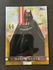2018 STAR WARS Topps Finest DARTH VADER Gold /50 RO-9 ROUGE ONE Rare NM-M picture