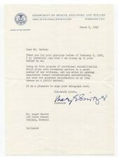 Mary E. Switzer Signed Letter Autographed Signature Director Social Reformer picture