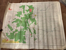 US Dept of the Interior Geological Survey Map of Colorado 1956 Provisional 53x42 picture
