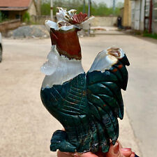 1.89LB Processing of Handcarved Rooster Crystal Specimens from Natural Agate picture