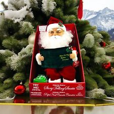 2005 Christmas International Story Telling Musical Santa Claus Vintage NEW picture