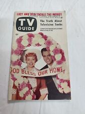 TV GUIDE 1953 LUCY and DESI TACKLE THE MOVIES FANTASTIC SHAPE picture