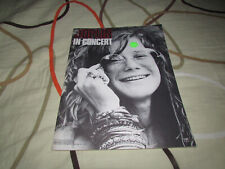 JANIS JOPLIN IN CONCERT - Songbook - Piano Vocal Chords picture