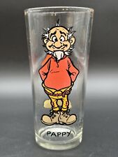 Vintage Al Capps Lil Abner Pappy 1975 Cartoon Comic Character Glass 6.25