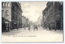 c1905's State Street From Main Street Springfield Massachusetts MA Cars Postcard picture