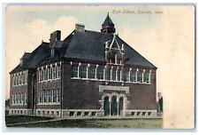 c1910s High School Building Exterior Scene Spirit Lake Iowa IA Unposted Postcard picture