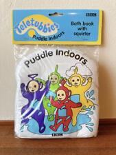Teletubbies Bath Book with Squirter Puddle Indoors 1996 Vintage BBC TV Character picture
