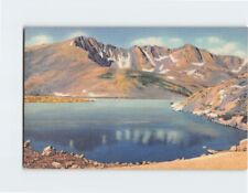 Postcard Mt. Evans Reflected In Summit Lake Colorado USA picture
