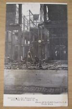 ORIGINAL 1906 RPPC Postcard~EMPORIUM San Francisco EARTHQUAKE/Fire~POSTAL Card~ picture
