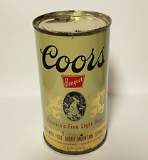 COORS BANQUET Flat Top Beer Can USBC#51-24  3.2% Alcohol STAMP on lid CO  EMPTY picture