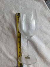 rusack VINEYARD WINERY WINE TASTING GLASS STEMWARE solvang ca etched art 92011 picture