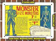 Metal Sign - 1967 Monster Size Monsters- 10x14 inches picture