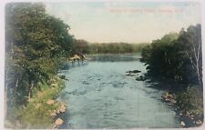 Vintage Nashua New Hampshire NH Mouth of the Nashua River Postcard 1907 picture
