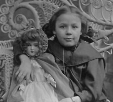 RPPC Little Girl Doll Armand Marseille ? Studio Real Photo Postcard c1910s picture