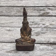 Temple Lersi Hermit Amulet Wood Statue picture