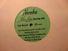 VINTAGE NORELCO HEARING AID TEST RECORD picture