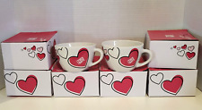 (Lot of 6) T-Mobile Is It Tuesdays Yet? Mugs - Hearts Love Coffee Cups, 8oz. picture