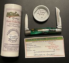 🔥 GEC GREAT EASTERN CUTLERY 61 ST PATTY’S DAY  SIGNED TUBE POCKET KNIFE 1/41 picture
