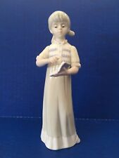 KPM Royal Porzellan Bavaria 1950 Germany porcelain Figurine School Girl Teaching picture