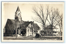 c1920's Methodist Church and Parsonage Kinsley Kansas KS RPPC Photo Postcard picture