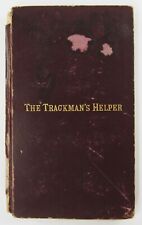 Antique Railroad Engineering Track Layout Trackman's Helper Kindelan 1st Ed 1888 picture