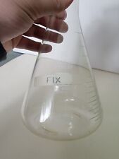 Pyrex Glass 1000ml No. 4980 Stopper No 9 Lab Beaker Flask Made in USA picture