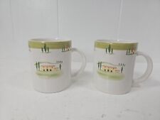 Set Of 2 Discontinued Farberware Santa Barbara Coffee Mugs Beautiful and Stylish picture