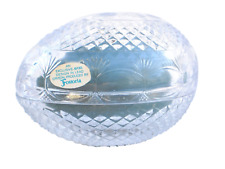 Avon Mothers Day Clear Crystal Egg Trinket Box Vintage 1977  Home Decor picture