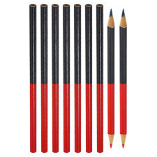 Red and Blue Round Pencils 12pcs HB Graphite Pencils Wood Pencils Double-Ended picture