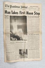 The Providence Journal Man Takes First Moon Step Monday July 21, 1969 RI picture