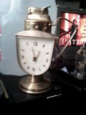 Rare 1956-60 Phinney Walker Art Deco Style Clock & Evans Table Lighter Working picture