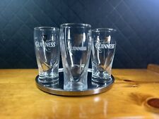 Set of Three Guinness Embossed Harp Pint Glasses - New Old Stock picture