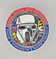 Star Wars 501st Legion Join The Fight Against Cancer V1 Silver Challenge Coin picture