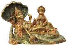 Brass Showpiece Vishnu Statue 11*4*6.6 Inch picture