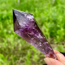 37G Natural Dream Amethyst Quartz Crystal Single End Magic Wand Targeted Therapy picture
