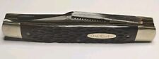 Vintage 533 Old Cutler 3 Blade Stockman Pocket Knife With Bone Handles picture