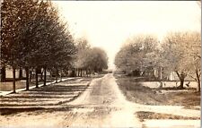 Real Photo Postcard Street View of Breckenridge, Michigan picture